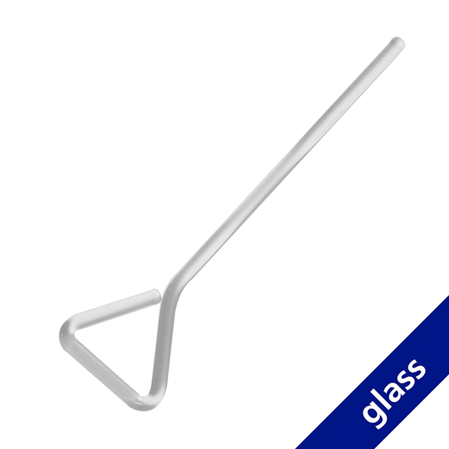 Spatule Drigalski, verre